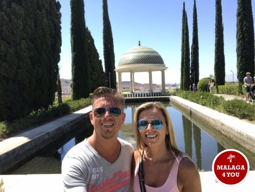 jardín botánico selfie