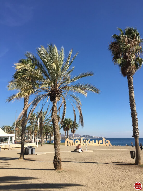 1 dag in Malaga - playa de la malagueta