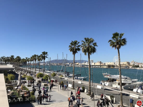 1 dag in Malaga - muelle uno