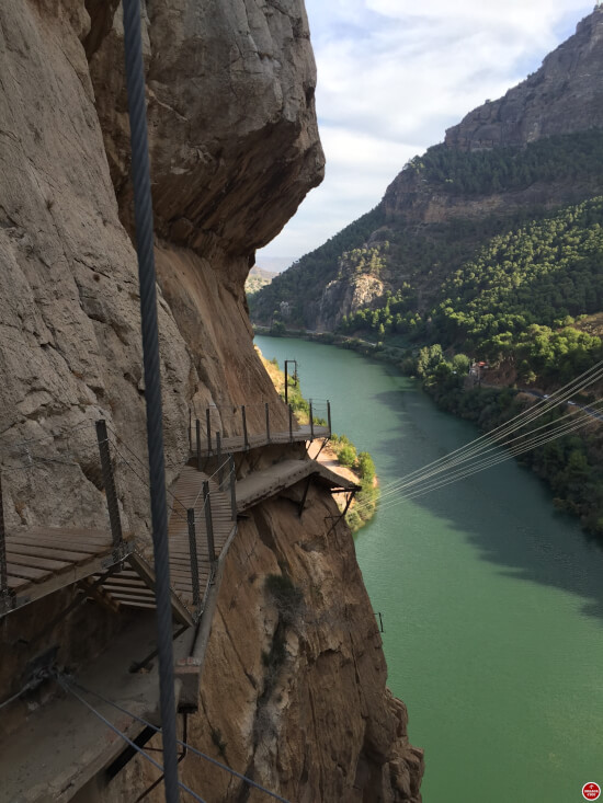 caminito del rey hoogte 