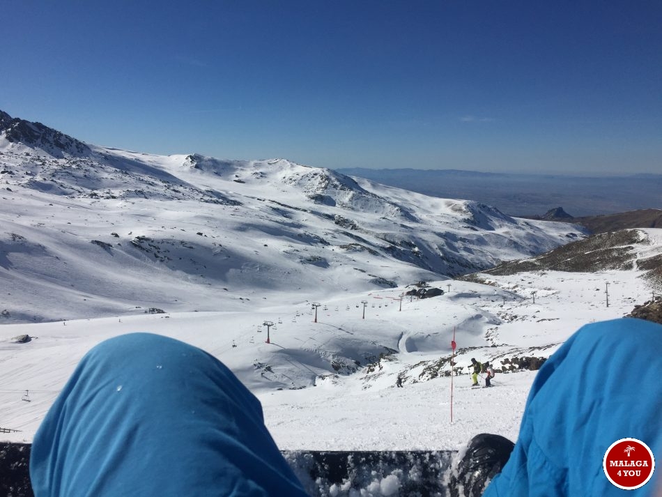 sierra nevada snowboard view perfect