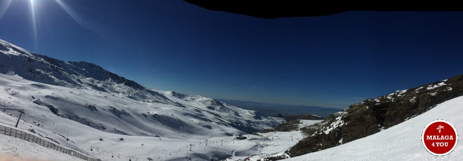 sierra nevada panorama blue