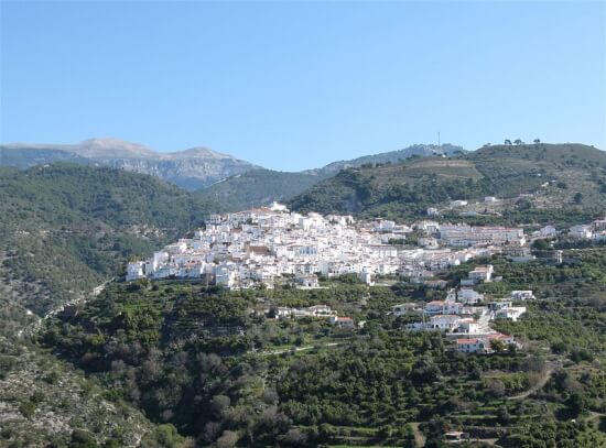 Malaga witte dorpen in de omgeving 