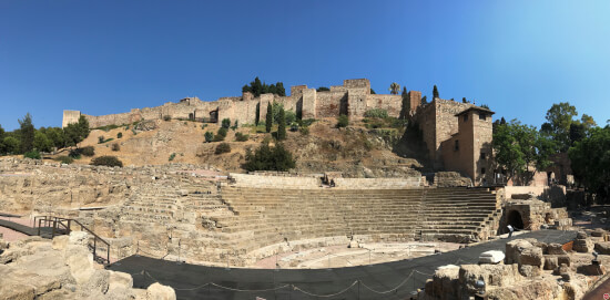 Malaga Alcazaba teatro romano 