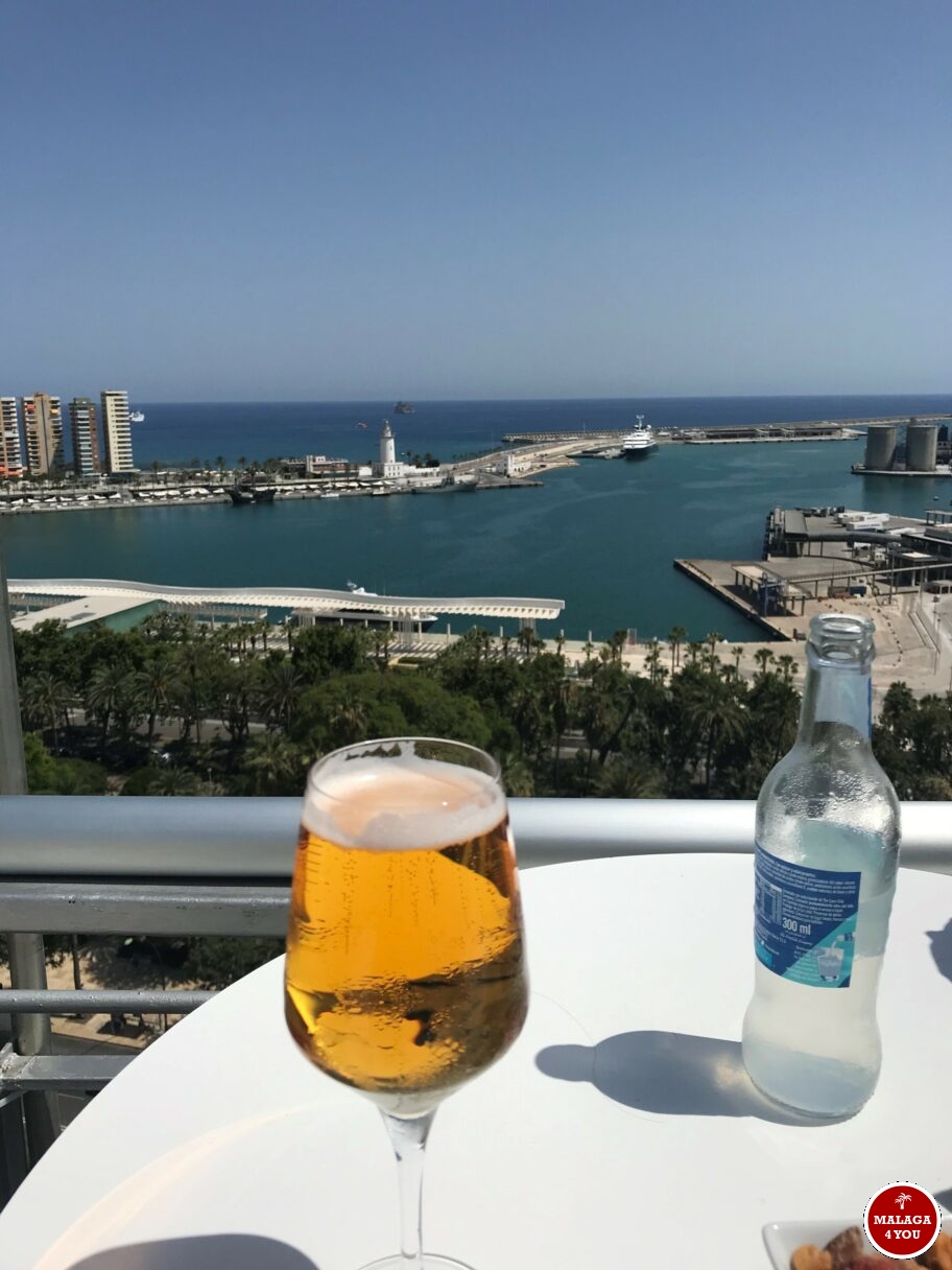 rooftop bar cerveza Malaga 